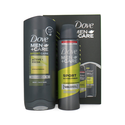 Dove Men + Care Sport Active Cadeauset - 250-150 ml