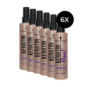 Professional Styling Keratin Heat Spray - 6 x 200 ml