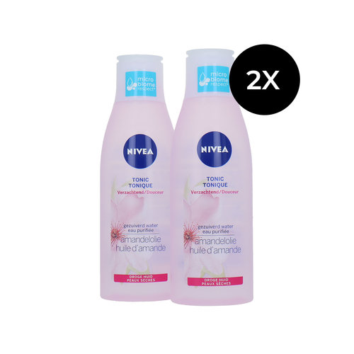 Nivea Tonic Gezuiverd Water met Amandelolie - 2 x 200 ml