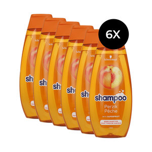 Shampoo Perzik - 6 x 400 ml