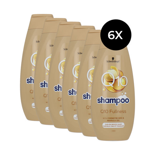 Schwarzkopf Shampoo Q10 Fullness - 6 x 400 ml