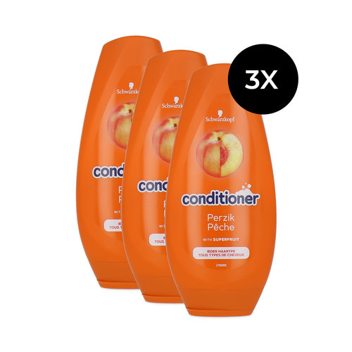 Schwarzkopf Après-shampooing Pêche - 3 x 250 ml