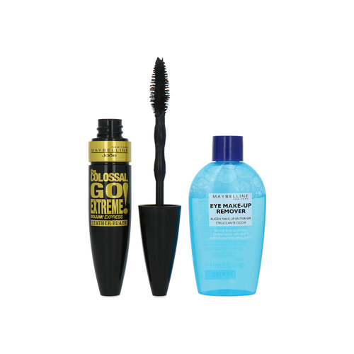 Maybelline Volum'Express The Colossal Go Extreme Mascara - Leather Black (gratis mini remover)