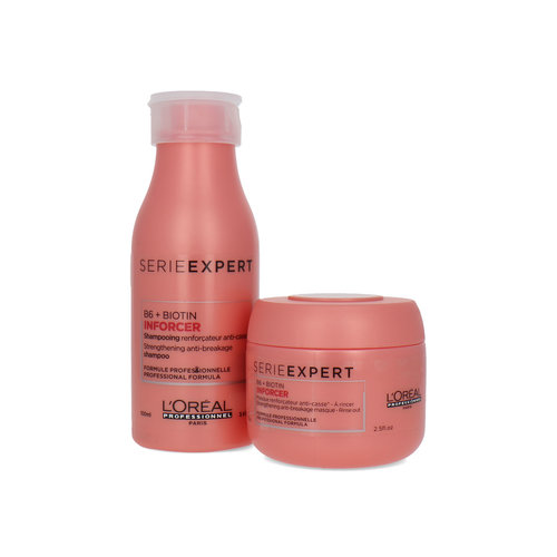 L'Oréal Professionel Serie Expert Inforcer Shampoo + Mask - 75 ml + 100 ml