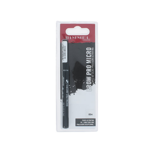 Rimmel Brow Pro Micro24HR Precision Stroke Pen - 004 Dark Brown