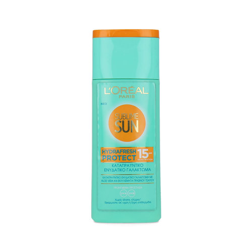 L'Oréal Sublime Sun Hydrafresh Protect SPF 15 Zonnebrandcrème - 200 ml