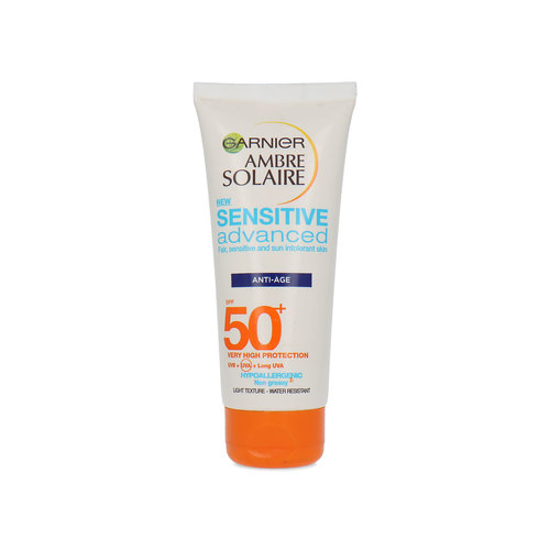 Garnier Ambre Solaire Sensitive Advanced Anti-Age SPF50+ Crème solaire - 100 ml
