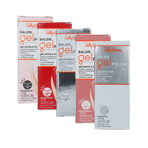 Salon UV Gel Polish Set Basecoat & Topcoat - 130-150-220