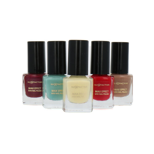Max Factor Set 24 Mini Vernis à ongles - 5 x 4,5 ml (Ensemble de 5)