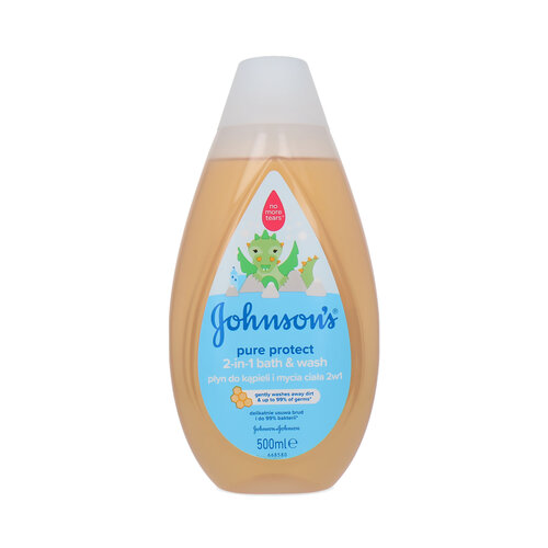 Johnson's Kids 2-in-1 Pure Protect Bath & Wash - 500 ml