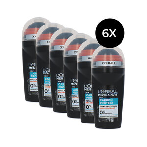 Men Expert Carbon Protect Deo Roller - 6 x 50 ml