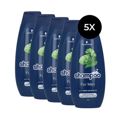 Schwarzkopf For Men Shampoo - 5 x 400 ml