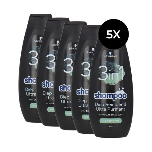 Schwarzkopf Ultra Purifiant Shampoo - 5 x 400 ml