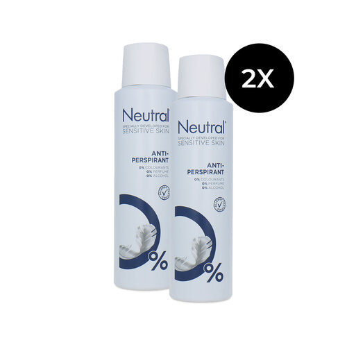 Neutral Sensitive Skin Anti-Perspirant Deo Spray - 2 x 150 ml