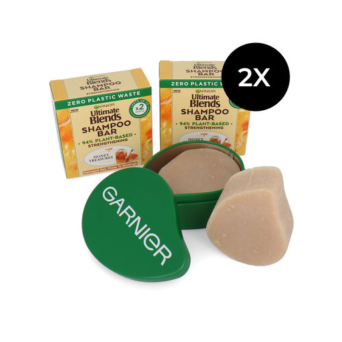 Garnier Ultimate Blends Shampoo Bar Set Honey Treasures - 120 gram