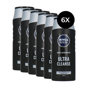 Men Ultra Cleanse Shampoo - 6 x 250 ml