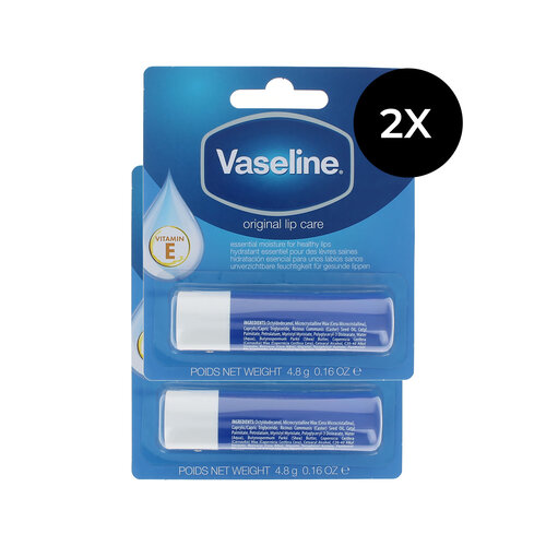 Vaseline Lip Therapy Duopack Baume à lèvres - Original