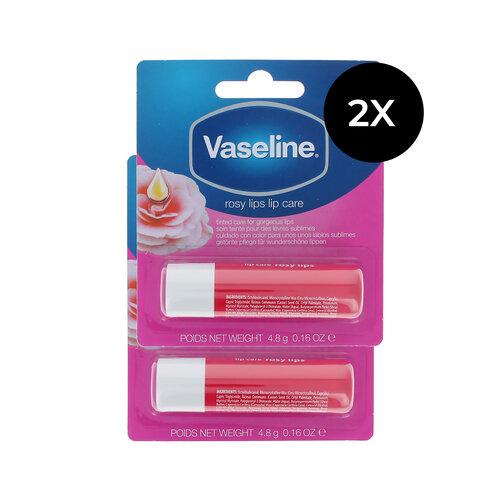 Vaseline Lip Therapy Duopack Baume à lèvres - Rosy Lips