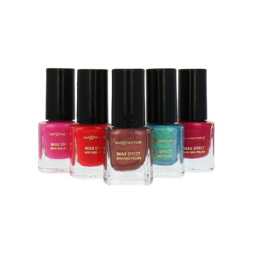 Max Factor Set 29 Mini Vernis à ongles - 5 x 4,5 ml (Ensemble de 5)