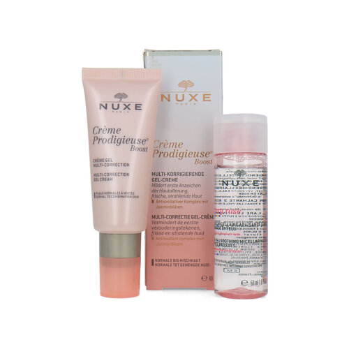 Nuxe Crème Prodigieuse Multi-Correction Gel Cream + Micellar Water Face - 40 ml - 50 ml (Pour les peaux normales à mixtes)