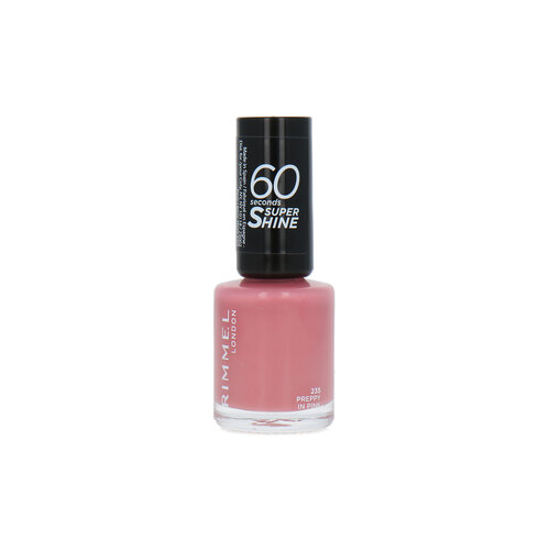 Rimmel 60 Seconds Super Shine Nagellak - 235 Preppy In Pink