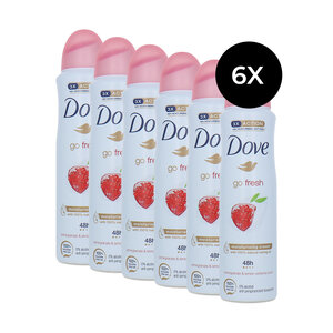 Go Fresh Deodorant Spray Pomegranate & Lemon Verbena - 6 x 150 ml