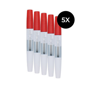 5 x SuperStay 24H Liquid Lipstick - 483 Non Stop Orange (zonder balm)