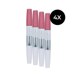 4 x SuperStay Liquid Lipstick - 130 Pinking Of You (zonder balm)