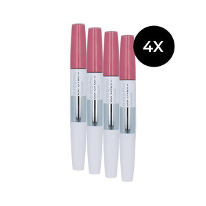 4 x SuperStay Rouge à lèvres liquide - 130 Pinking Of You (sans baume)