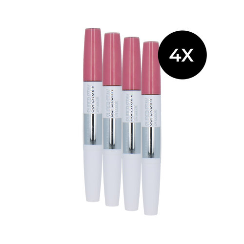 Maybelline 4 x SuperStay Rouge à lèvres liquide - 130 Pinking Of You (sans baume)