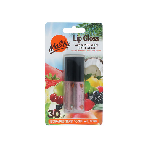Malibu Lipgloss Duo With Sunscreen Protection - Coconut & Strawberry
