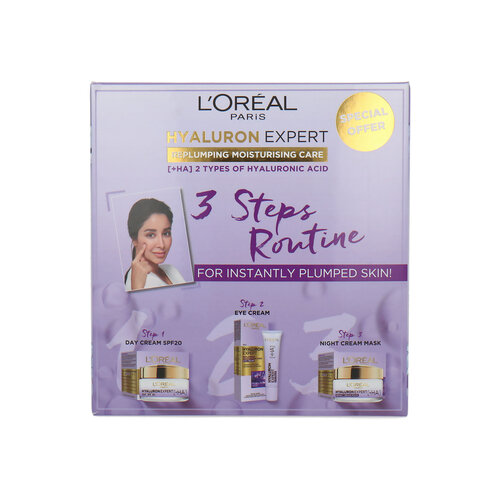 L'Oréal Hyaluron Expert 3 Steps Routine Skin Care Set - 115 ml