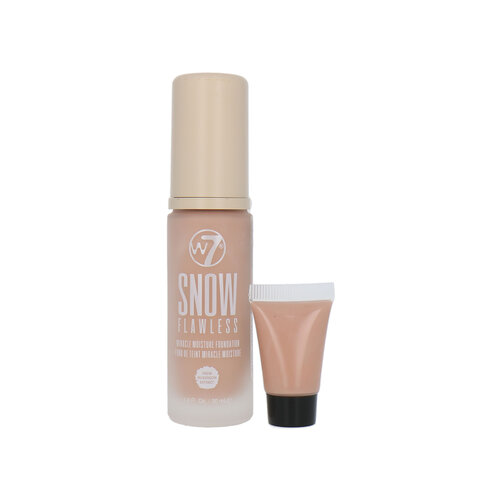 W7 Snow Flawless Miracle Moisture Foundation - Natural Beige