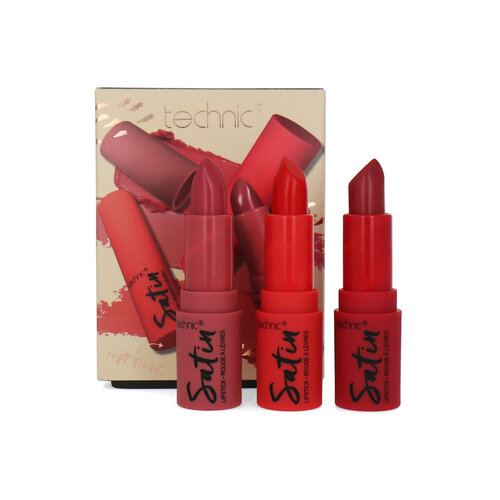 Technic Satin Lipsticks Soft Touch Ensemble-Cadeau