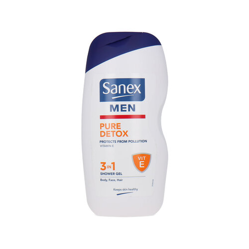 Sanex Men Pure Detox 3in1 Shower Gel - 500 ml