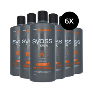 Men Power Shampoo - 6 x 440 ml