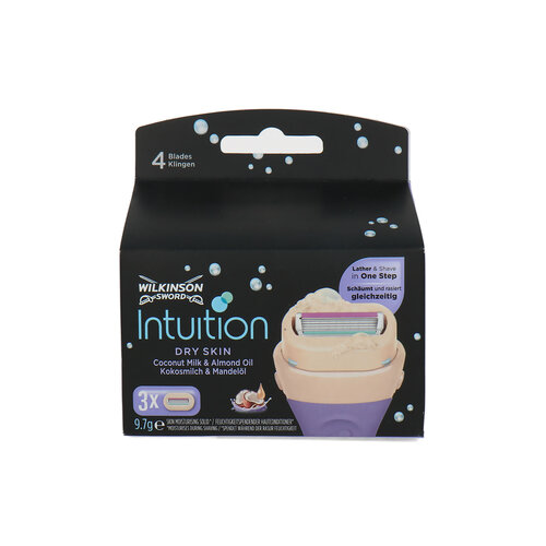 Wilkinson Sword Intuition Coconut Milk & Almond Oil - box of 3 (voor droge huid)