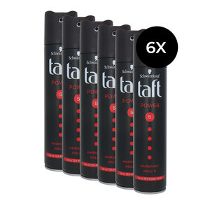 Taft Power Hairspray Hold 5 - 6 x 250 ml