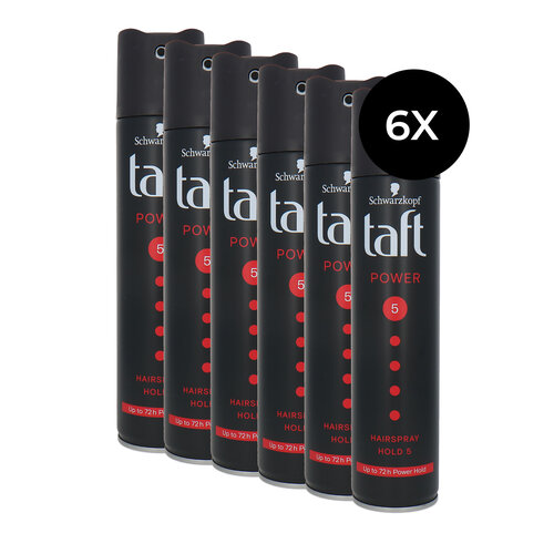 Schwarzkopf Taft Power Hairspray Hold 5 - 6 x 250 ml