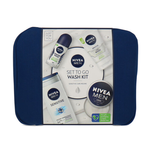 Nivea Men Set To Go Wash Kit Cadeauset - 475 ml