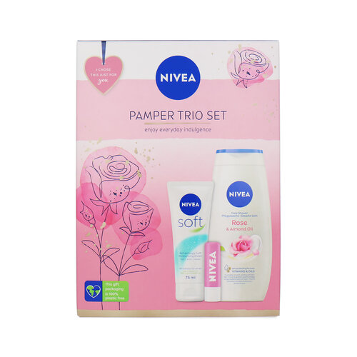 Nivea Pamper Trio Cadeauset - 330,5 ml