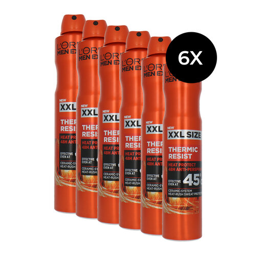 L'Oréal Men Expert Thermic Resist Deodorant Spray XXL - 6 x 300 ml
