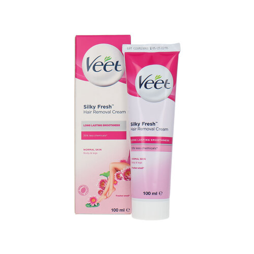 Veet Silky Fresh Hair Removal Cream - 100 ml (Pour peaux normales)