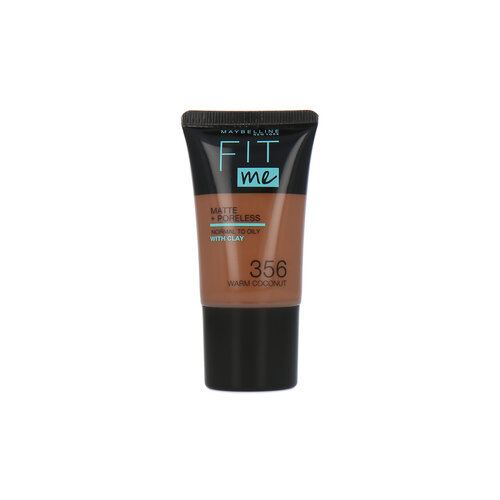 Maybelline Fit Me Matte + Poreless Foundation - 356 Warm Coconut - 18 ml