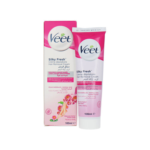 Veet Silky Fresh Hair Removeal Cream - 100 ml (Pour peaux normales)