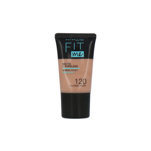 Fit Me Matte + Poreless Fond de teint - 120 Classic Ivory - 18 ml