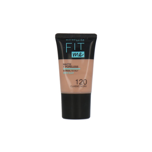 Maybelline Fit Me Matte + Poreless Foundation - 120 Classic Ivory - 18 ml