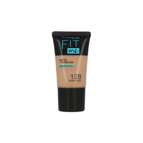 Maybelline Fit Me Matte + Poreless Foundation - 128 Warm Nude - 18 ml