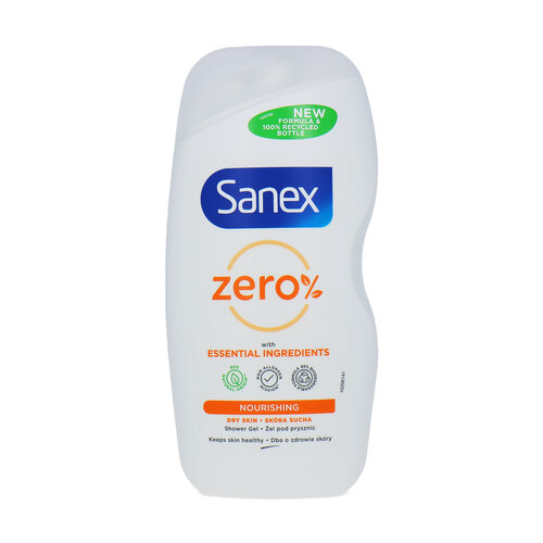Sanex Zero% Nourishing Shower Gel - 500 ml (voor droge huid)