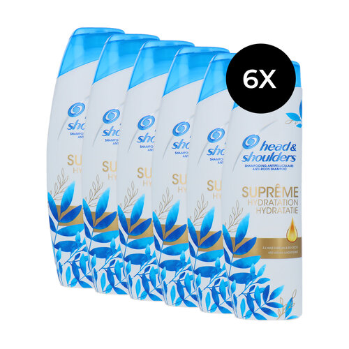 Head & Shoulders Suprême Hydrating Shampoo - 6 x 250 ml